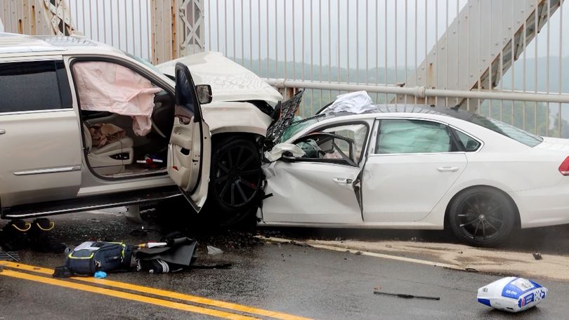 Sagamore Bridge Car Crash